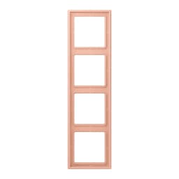 Рамка 4-постова Jung LS990 LC984231 дюропласт, колір rose clair