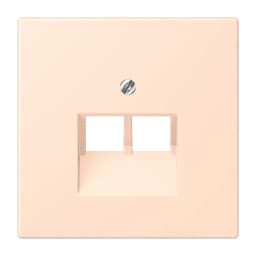 Накладка для 2-ї комп’ютерної розетки UAE JUNG LC969-2UA228 rose pâle