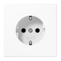 Розетка із заземленням Jung LS1520WW білий