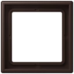 Рамка 1-постова Jung LS990 LC981252 з дюропласту, колір terre d‘ombre brûlée 59