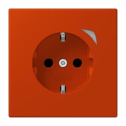 Розумна розетка із заземленням 250V/16A JUNG HOME Energy BTLC1521SE244, rouge vermillon 59