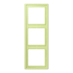 Рамка 3-постова Jung LS990 LC983222 дюропласт, vert jaune clair (32053)