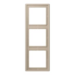 Рамка 3-постова Jung LS990 LC983243 дюропласт, колір ombre naturelle claire