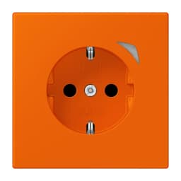Розетка з заземленням 250V/16А JUNG HOME BTLC1521S224, помаранчева
