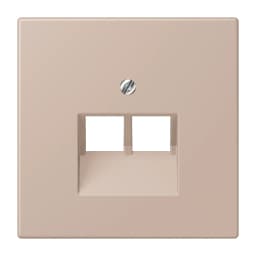 Накладка для 2-ї комп’ютерної розетки UAE JUNG LC969-2UA240 ombre brûlée claire (32131)