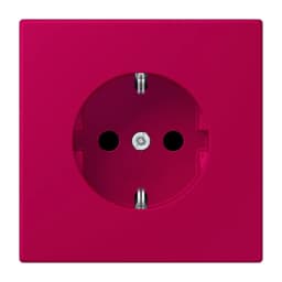 Розетка з заземленням 250V 16A з пружинним затиском JUNG LC1520230 rouge rubia (32101)