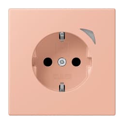 Розумна розетка з заземленням 250V 16А JUNG HOME BTLC1521S231, rose clair (32102)
