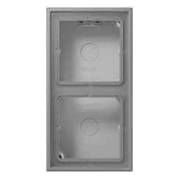 Коробка накладного монтажу 2-позиційна JUNG LC582A203 gris 31 (32011)
