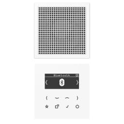 Смарт радіо JUNG DABLS1BTWW з DAB+ та Bluetooth, моно, біле