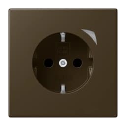 Розетка з заземленням 250V 16A JUNG HOME Energy BTME1521SEAT-L латунь Antik