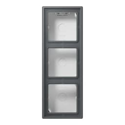 Коробка накладного монтажу 3-позиційна JUNG LC583A202 gris foncé 31 (32010)