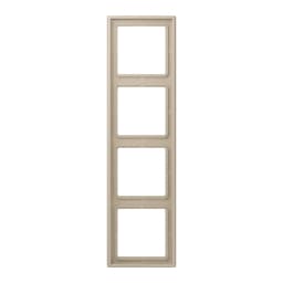 Рамка 4-постова Jung LS990 LC984243 дюропласт, колір ombre naturelle claire