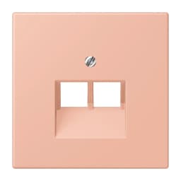 Накладка для 2-ї комп’ютерної розетки UAE JUNG LC969-2UA231 rose clair