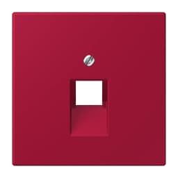 Накладка для комп’ютерної розетки UAE JUNG LC969-1UA229 rouge carmin, серія 32100