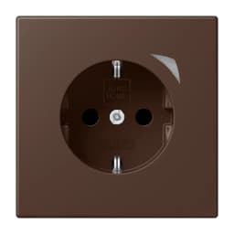Розумна розетка з заземленням 250V/16A JUNG HOME Energy BTLC1521SE239, terre d’ombre brûlée 31 (32130)