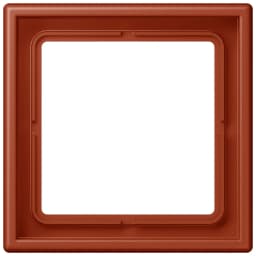 Рамка 1-местна Jung LS990 LC981232 з дюропласту, колір l'ocre rouge (32110)