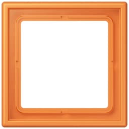 Рамка 1-постова Jung LS990 LC981225 дюропласт помаранчевий (orange clair)