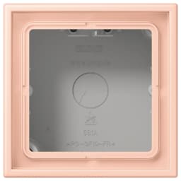 Коробка 1-постова накладного монтажу JUNG LC581A234 колір l’ocre rouge clair
