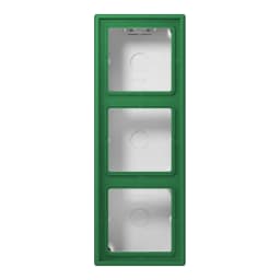 Коробка накладного монтажу 3-позиційна JUNG LC583A219 vert foncé (32050)