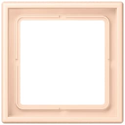 Рамка 1-местна Jung LS990 LC981228 дюропласт, колір rose pâle