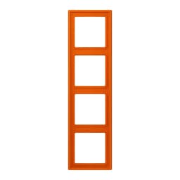 Рамка 4-постова Jung LS990 LC984260 з дюропласту, колір orange vif