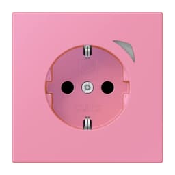 Розумна розетка з заземленням 250V/16A JUNG HOME Energy BTLC1521SE246, rose vif