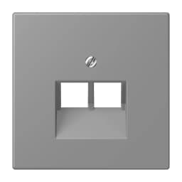 Накладка для 2-ї комп’ютерної розетки UAE JUNG LC969-2UA203 gris 31 (32011)