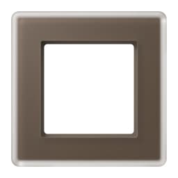 Рамка 1-а Jung AV581GLMMO A VIVA скло матове колір мокко