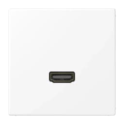 Розетка HDMI 2.0 тип А Jung LS990 MALS1112WWM біло-сніжний матовий