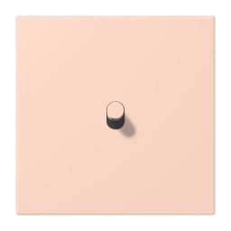 Накладка 1-полюсна для вимикача з тумблером «циліндр» JUNG LC12-0R0234 l’ocre rouge clair (32112)