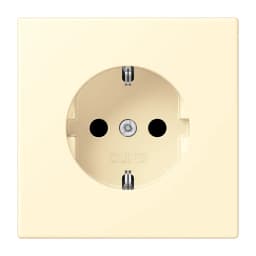 Розетка з заземленням 250V 16A гвинтовий затиск JUNG LC1521201 blanc (32001)