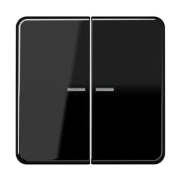 Клавіша JUNG HOME 2 групи BTCD17102SW чорний для керування освітленням