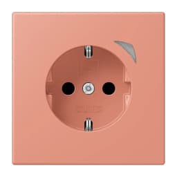 Розумна розетка з заземленням 250V 16А JUNG HOME BTLC1521S233, l’ocre rouge moyen