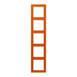 Рамка 5-постова Jung LS990 LC985260 з дюропласту, колір orange vif