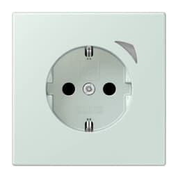 Розумна розетка з заземленням 250V/16А JUNG HOME Energy BTLC1521SE215, колір céruléen pâle