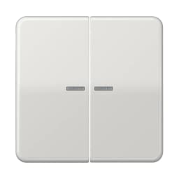 Клавіша JUNG HOME 2 групи світло-сіра BTCD17102LG для керування освітленням