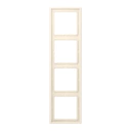 Рамка 4-постова Jung LS990 LC984245 дюропласт, колір blanc ivoire