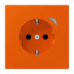 Розетка з заземленням 250V 16А JUNG HOME Energy BTLC1521SE260, помаранчева vif