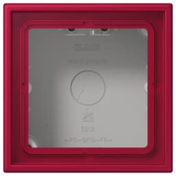 Коробка 1-постова накладного монтажу JUNG LC581A229 rouge carmin (32100)