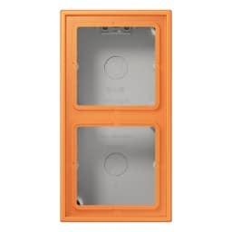 Коробка накладного монтажу 2-постова JUNG LC582A225 оранжевий clair (32081)