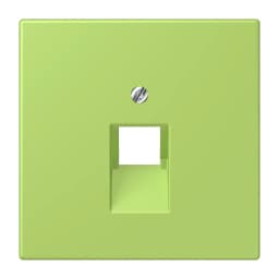 Накладка для комп’ютерної розетки UAE JUNG LC969-1UA221 vert clair, серія 32052