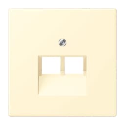 Накладка для 2-ї комп’ютерної розетки UAE JUNG LC969-2UA201 blanc, серія 32001