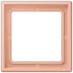 Рамка 1-местна Jung LS990 LC981231 з дюропласту, колір rose clair (32102)