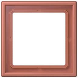 Рамка 1-постова Jung LS990 LC981236 з дюропласту, колір terre sienne brique (32121)