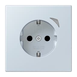 Розумна розетка з заземленням 250V/16А JUNG HOME Energy BTLC1521SE209, колір outremer pâle
