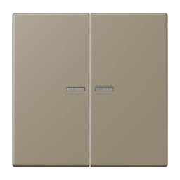 Клавіша 2-а з підсвіткою JUNG LC995KO5242 ombre naturelle moyenne (32141) для електропроводки