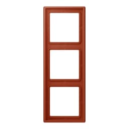 Рамка 3-постова Jung LS990 LC983232 з дюропласту, колір l'ocre rouge (32110)