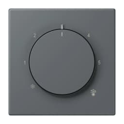 Накладка для термостату JUNG LC1749BF202 gris foncé 31, темно-сірий колір