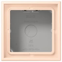 Коробка 1-постова накладного монтажу JUNG LC581A228 rose pâle (32091)