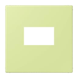 Накладка для USB зарядки JUNG LC1969USB222 vert jaune clair, світло-жовтий колір